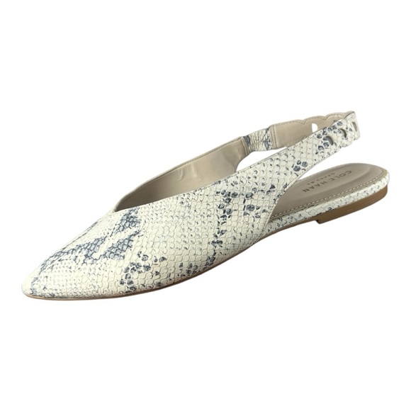 Cole Haan Snakeprint Slingback Pointed Toe Flats Merrit Skimmer Women’s size 11B - Picture 7 of 14